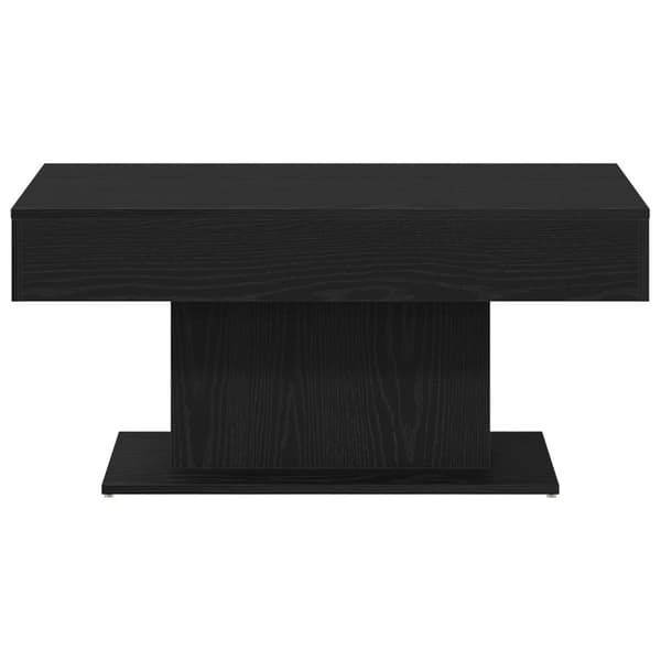 vidaXL Kaffe Bord Svart ek Trä 96.1 x 50 x 44.8 cm Hållbart Kaffe Bord
