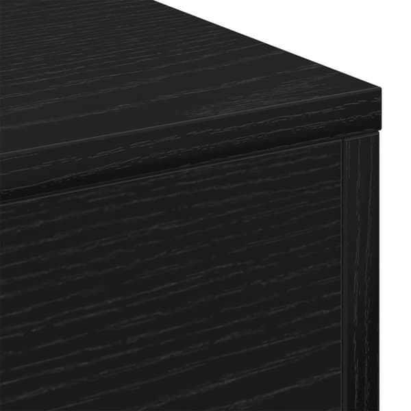 vidaXL Kaffe Bord Svart ek Trä 96.1 x 50 x 44.8 cm Hållbart Kaffe Bord