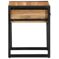 Miniatyrbilde 8 av 11: vidaXL Sidebord 40x40x50 cm Massivt Akasietre