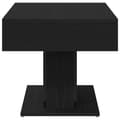 Miniatyrbillede 8 af 10: vidaXL Kaffebord Sort egetræ Træ 96,1 x 50 x 44,8 cm Holdbart