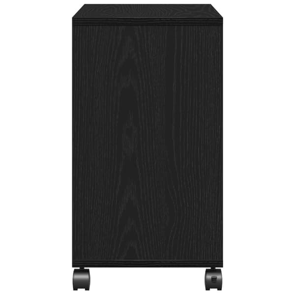 vidaXL Sidobord Svart ek Konstruerat trä Kompakt Lättvikts Sidobord