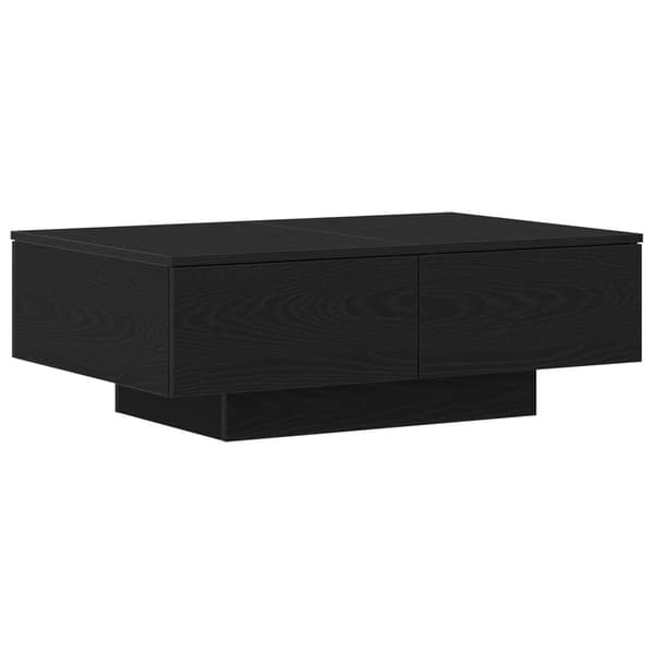vidaXL Musta Tammi Kahvipöytä 90x60x31 cm Tekninen Puu