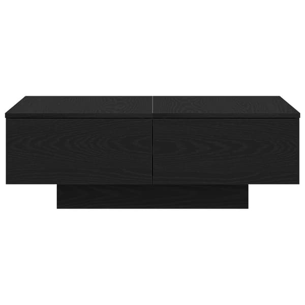 vidaXL Musta Tammi Kahvipöytä 90x60x31 cm Tekninen Puu