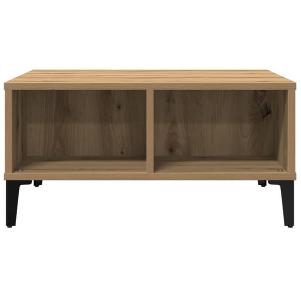 vidaXL Kaffebord Artisan Eik 60x60x30 cm Konstruert Tre