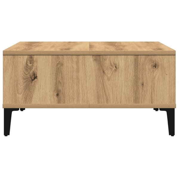 vidaXL Kaffebord Artisan Eik 60x60x30 cm Konstruert Tre