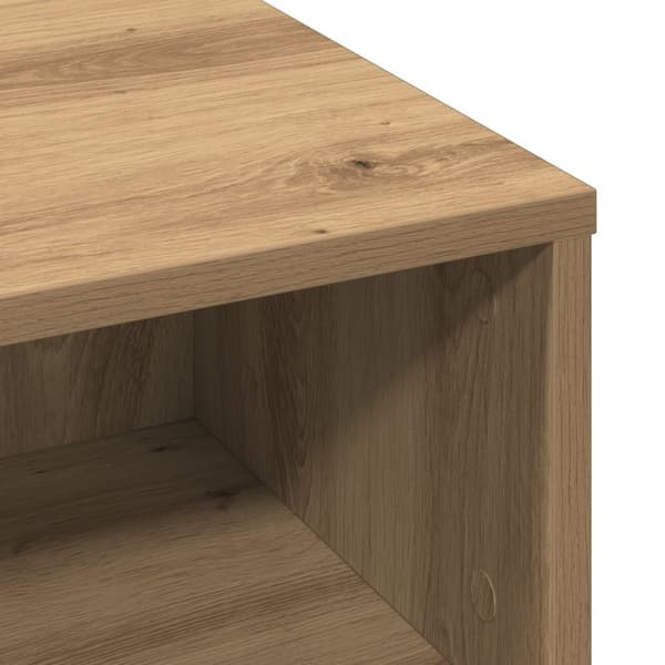 vidaXL Kaffebord Artisan Eik 60x60x30 cm Konstruert Tre