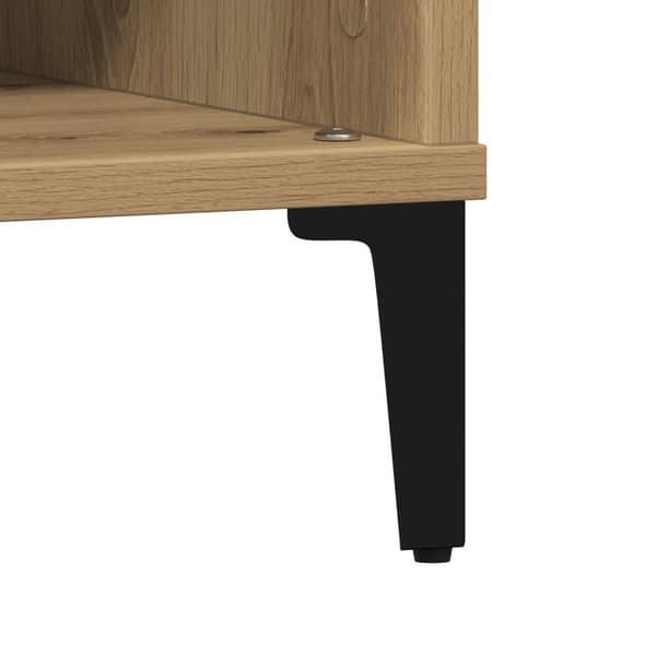 vidaXL Kaffebord Artisan Eik 60x60x30 cm Konstruert Tre