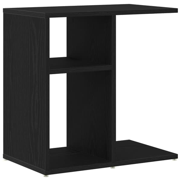 vidaXL Sidebord Svart Eik Tre 50 x 30 x 50 cm Oppbevaring Sluttbord