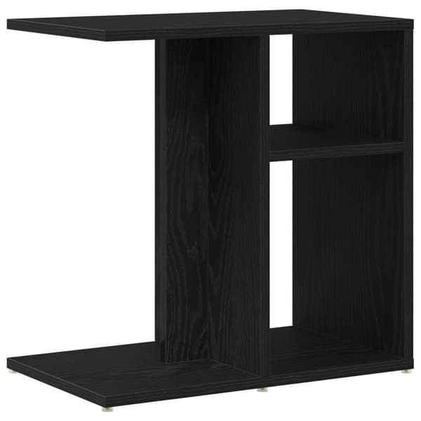 vidaXL Sidebord Svart Eik Tre 50 x 30 x 50 cm Oppbevaring Sluttbord