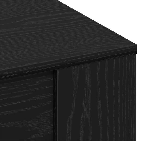 vidaXL Svart Eik Kaffe Bord 55.5x55x45 cm Laget av Konstruert Tre