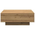 Miniatyrbillede 1 af 4: vidaXL Sofabord Artisan egetræ Massivt træ 80 x 80 x 31 cm Sofabord