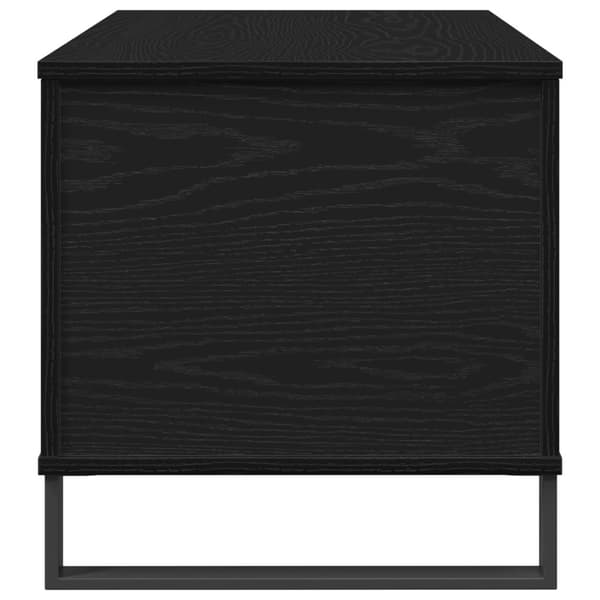 vidaXL Kaffebord Svart Eik 90x44,5x45 cm Konstruert Tre