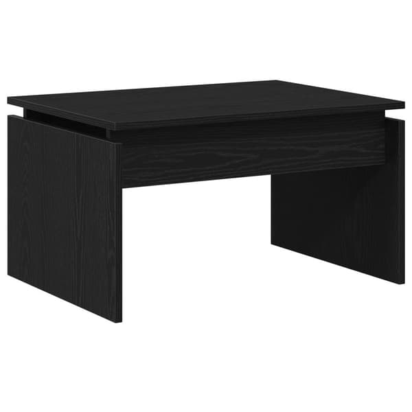 vidaXL Kaffeebord Svart Ek Trä 68 x 38 x 50 cm Hållbart Kaffeebord