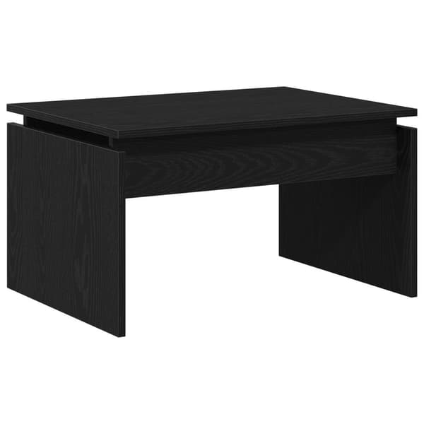 vidaXL Kaffeebord Svart Ek Trä 68 x 38 x 50 cm Hållbart Kaffeebord