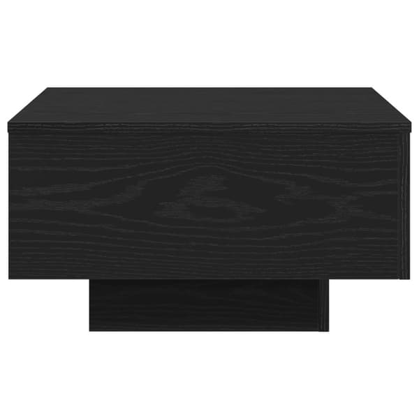 vidaXL Sofa Bord Sort Egetræ Konstrueret træ 55 x 55 x 31 cm Holdbart