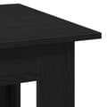 Miniatyrbillede 9 af 10: vidaXL Sofabord Sort egetræ Konstrueret træ 100 x 60 x 42 cm Holdbart