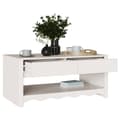 Miniatyrbillede 3 af 11: vidaXL Oyster White Træ Mellem Sofabord Rektangulær Moderne