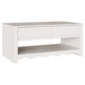 Miniatyrbillede 4 af 11: vidaXL Oyster White Træ Mellem Sofabord Rektangulær Moderne