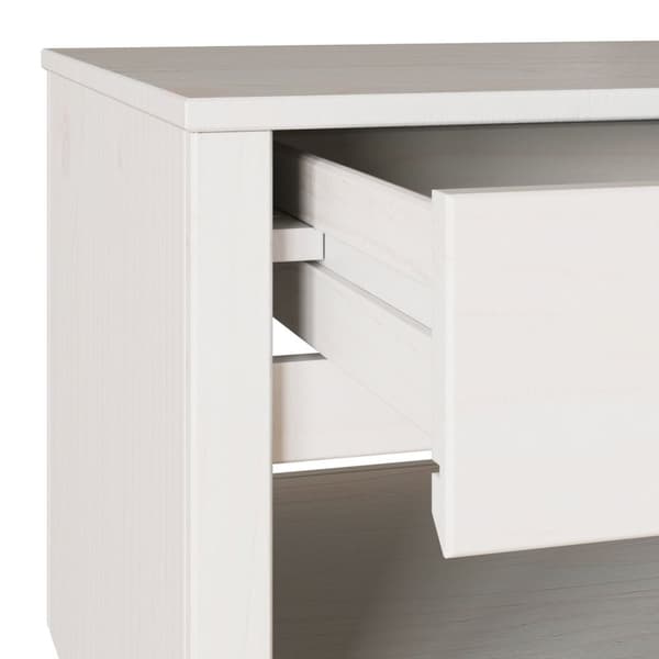 vidaXL Oyster White Træ Mellem Sofabord Rektangulær Moderne