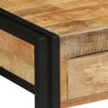 Miniatyrbilde 8 av 11: vidaXL Konsollbord 120x33x75 cm Solid Rått Mangotre