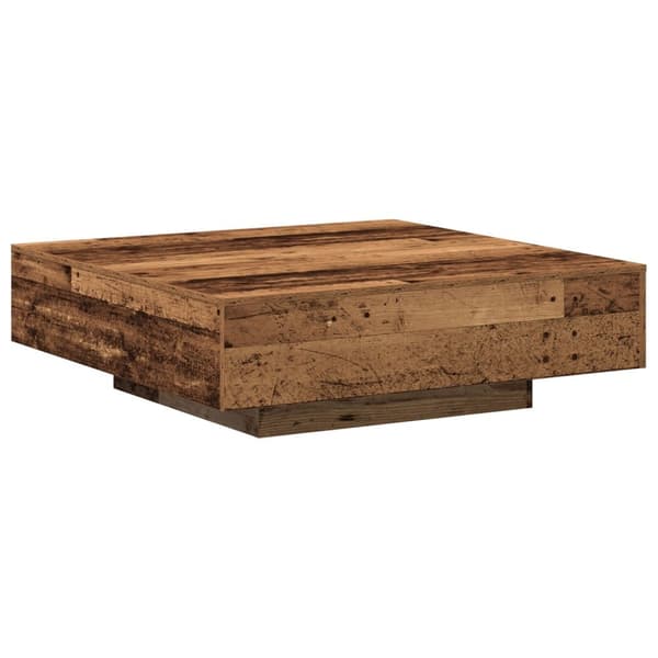 vidaXL Sofabord Gamle træ Træ 100 x 100 x 31 cm Holdbart Kaffebord