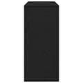 Miniatyrbillede 9 af 11: vidaXL Konsolbord Sort Egetræ Konstrukteret Træ 100 x 35 x 76.8 cm