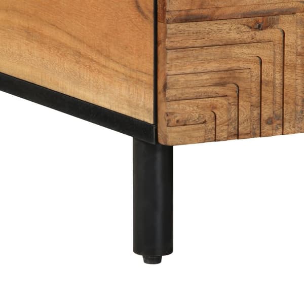 vidaXL Kaffebord Brun, Svart