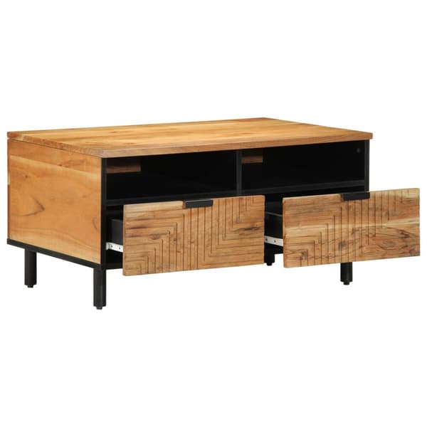 vidaXL Kaffebord 80x54x40 cm Massivt Akasietre