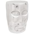 Miniatyrbilde 3 av 10: vidaXL Face Krakk Sølv 33x33x45 cm Aluminium