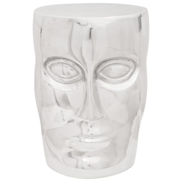 vidaXL Face Krakk Sølv 33x33x45 cm Aluminium