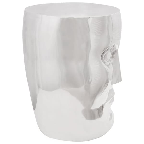 vidaXL Face Krakk Sølv 33x33x45 cm Aluminium
