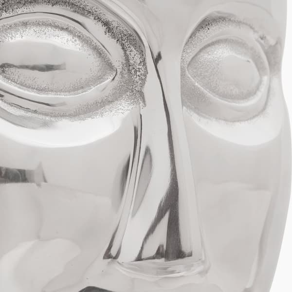 vidaXL Face Krakk Sølv 33x33x45 cm Aluminium