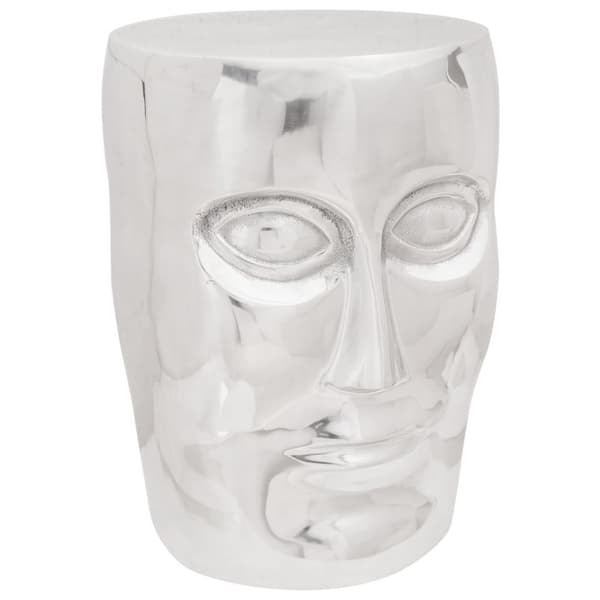 vidaXL Face Krakk Sølv 33x33x45 cm Aluminium