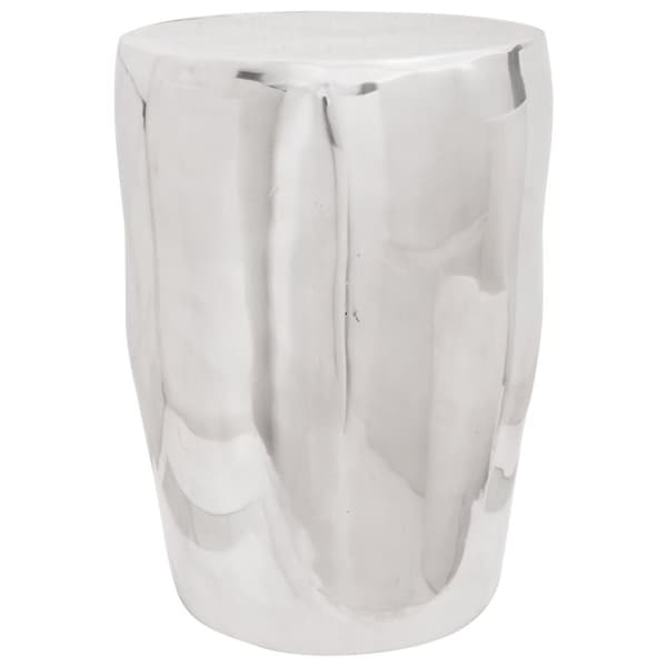 vidaXL Stol Sølv Aluminium 33 x 33 x 45 cm Stilfuldt Look