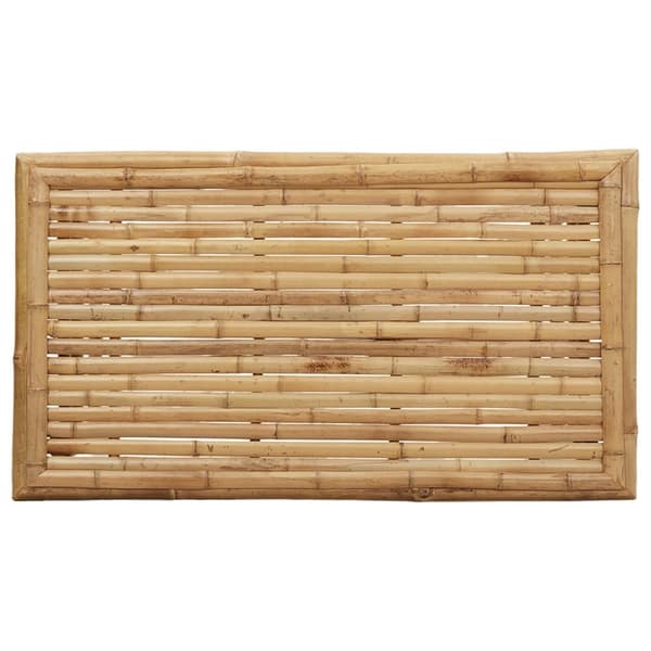 vidaXL Naturlig Bambu Bambu 90 x 50 x 43 cm Kaffe Bord Rektangulärt