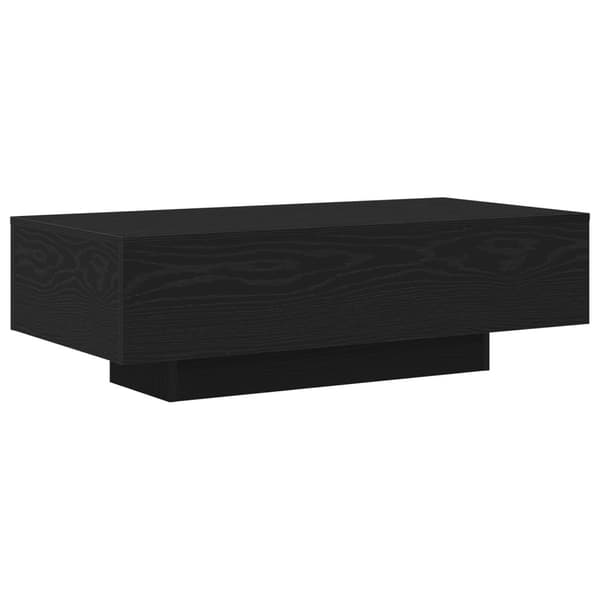 vidaXL Kaffebord Svart Eik 100x30x36,5 cm Konstruert Tre