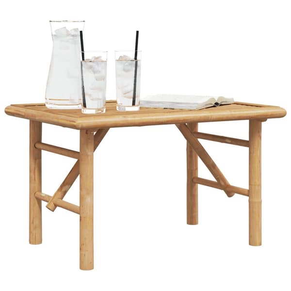 vidaXL Kaffebord 70x40x36 cm Bambus