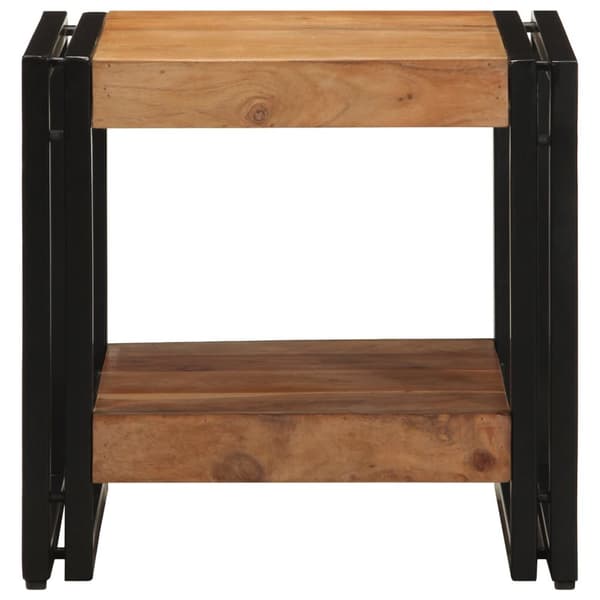 vidaXL Kaffebord 40x50x38 cm Massivt Akasietre