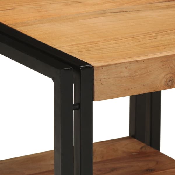 vidaXL Kaffebord 40x50x38 cm Massivt Akasietre
