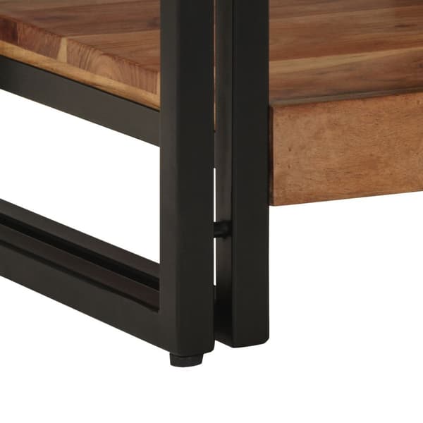 vidaXL Kaffebord 40x50x38 cm Massivt Akasietre