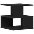 Miniatyrbilde 4 av 10: vidaXL Sidebord Svart Eik 40x40x40 cm Ingeniørtre
