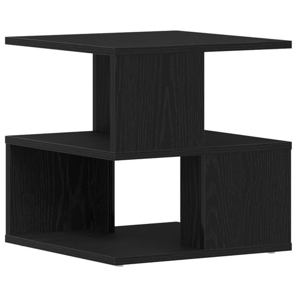 vidaXL Sidebord Svart Eik 40x40x40 cm Ingeniørtre
