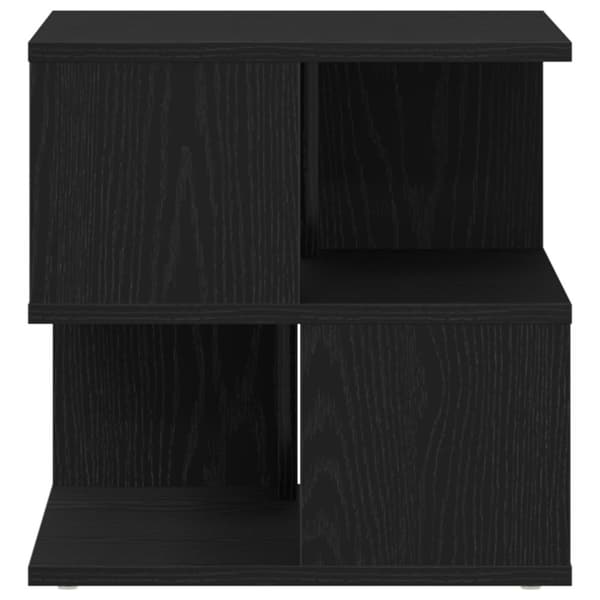 vidaXL Sidebord Svart Eik 40x40x40 cm Ingeniørtre