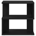 Miniatyrbilde 8 av 10: vidaXL Sidebord Svart Eik 40x40x40 cm Ingeniørtre
