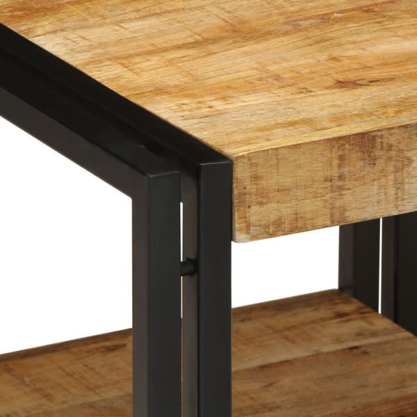 vidaXL Kaffebord 40x50x38 cm Solid Grovt Tre Mango