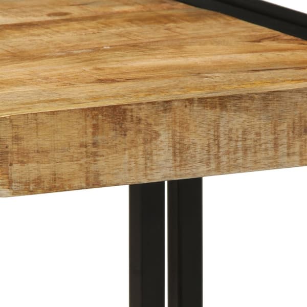 vidaXL Kaffebord 40x50x38 cm Solid Grovt Tre Mango