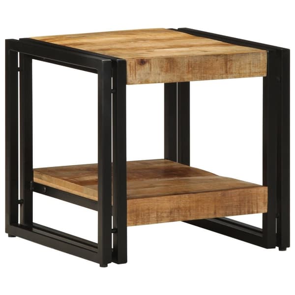 vidaXL Kaffebord 40x50x38 cm Solid Grovt Tre Mango