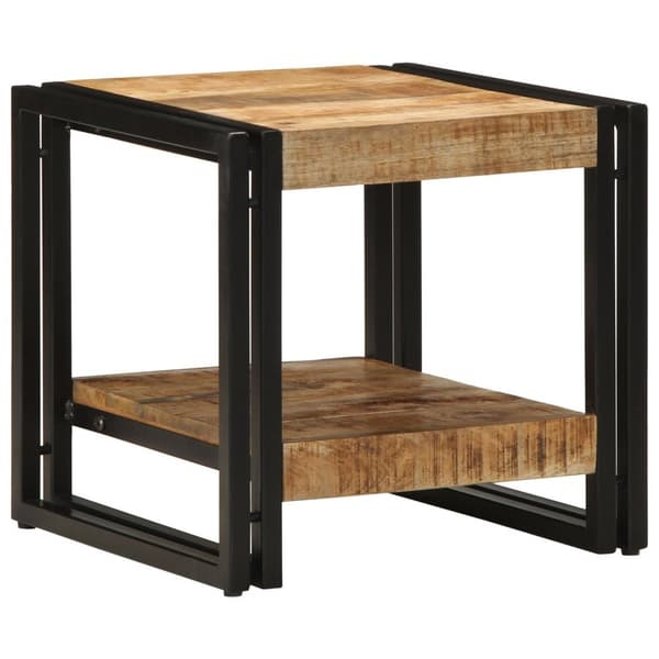 vidaXL Kaffebord 40x50x38 cm Solid Grovt Tre Mango