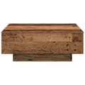 Miniatyrbillede 4 af 4: vidaXL Sofabord Gammel træ Massivt træ 80 x 80 x 31 cm Simpelt