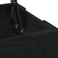 Miniatyrbillede 10 af 11: vidaXL Sofabord Sort egetræ Træ 79 x 49 x 42,5 cm Sofabord Rektangulær